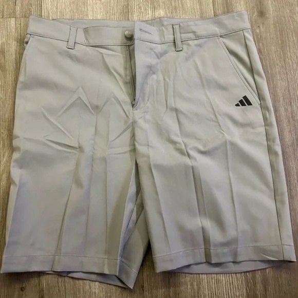 Adidas Mens ADI golf shorts Gray with black size 36 - Picture 3 of 4